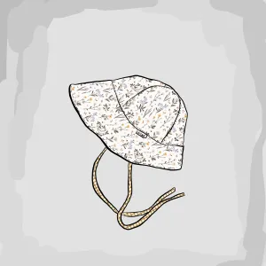 Ditsy Meadow Brimmed Sun Hat