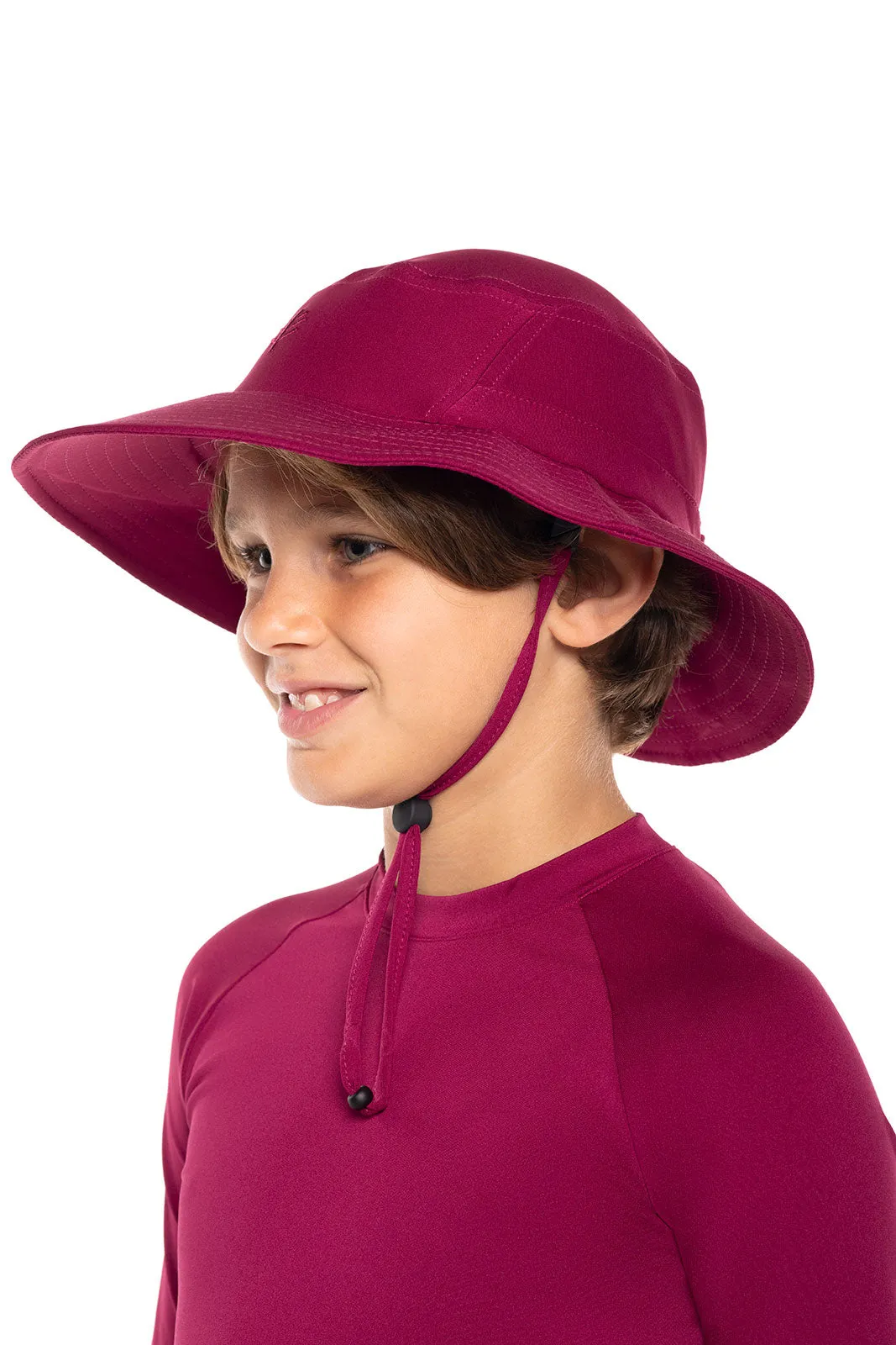 Kid's Caspian Bucket Hat  |  Red Crush
