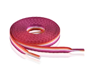 Lesbian Sunset Flag Shoe Laces (1 Pair)