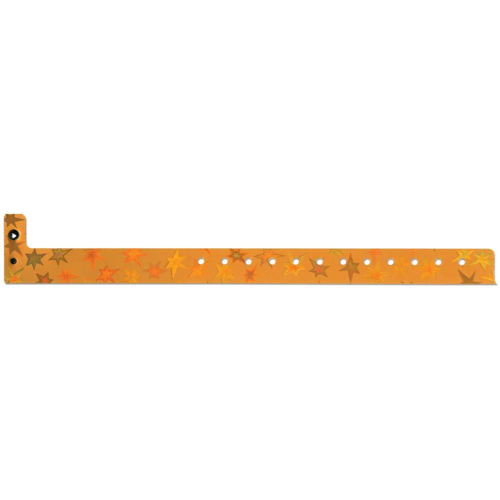 Stars™ Holographic Plastic Wristbands 3/4" 4830 (500/Box)