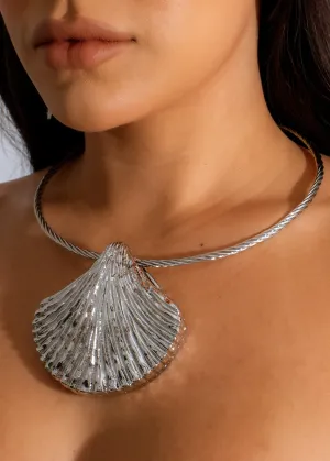 Tides Shell Necklace Silver