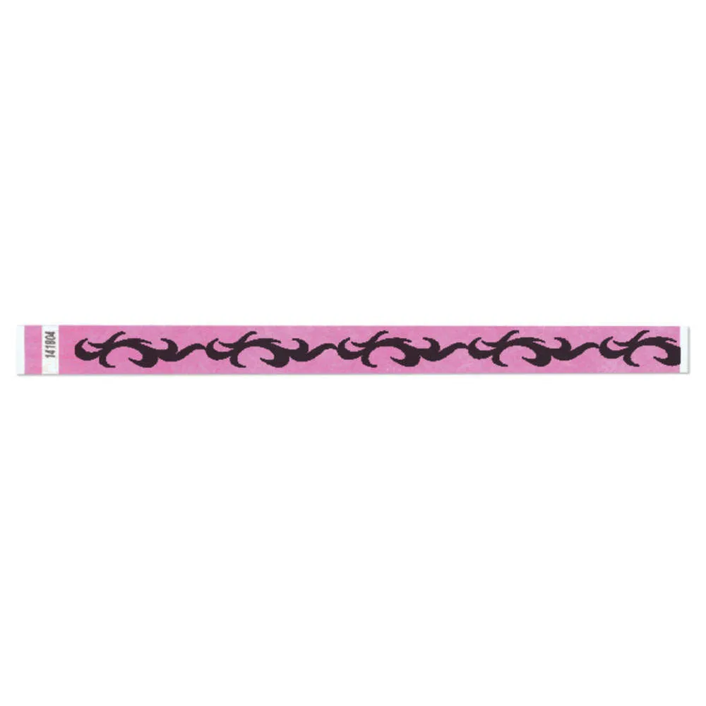 Tytan-Band® Expressions Tyvek Wristbands 3/4" Tribal Design NTX69 (500/Pack)