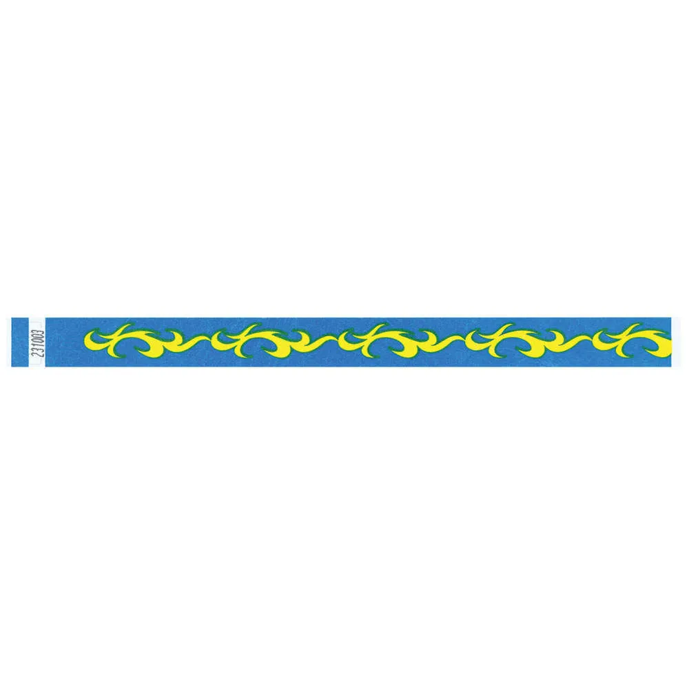 Tytan-Band® Expressions Tyvek Wristbands 3/4" Tribal Design NTX69 (500/Pack)